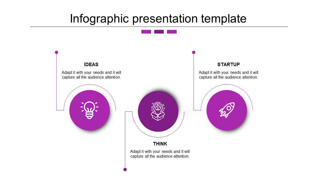 Dynamic Trio Infographic PowerPoint Template
